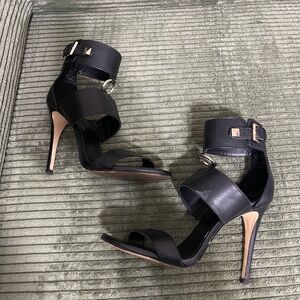 Michael Kors Black Strappy Heels